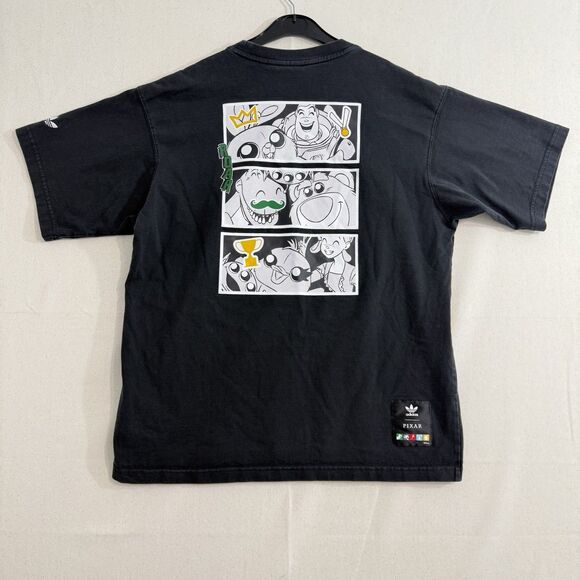 Adidas x Disney Pixar Manga Short Sleeve Tee Men’s  Size Medium Black - Picture 1 of 9